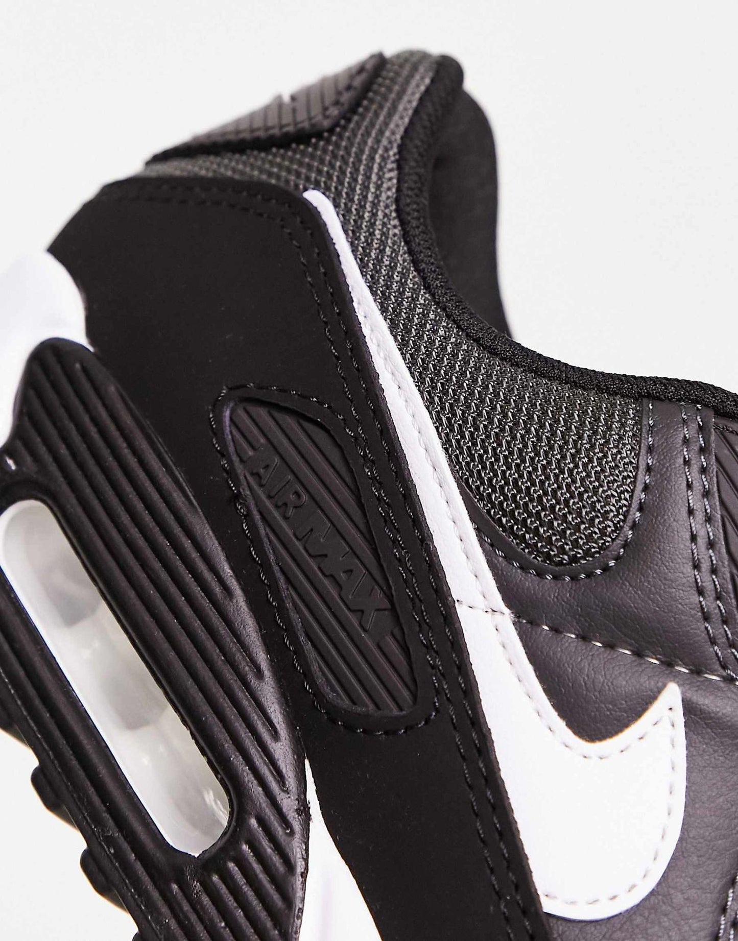 Nike Air Max 90 Recraft trainers in black and white