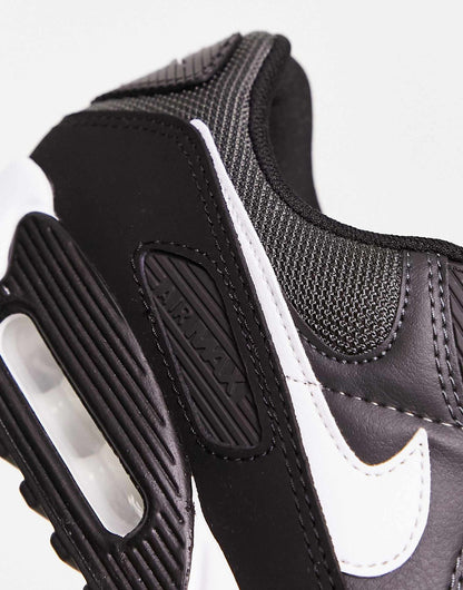 Nike Air Max 90 Recraft trainers in black and white