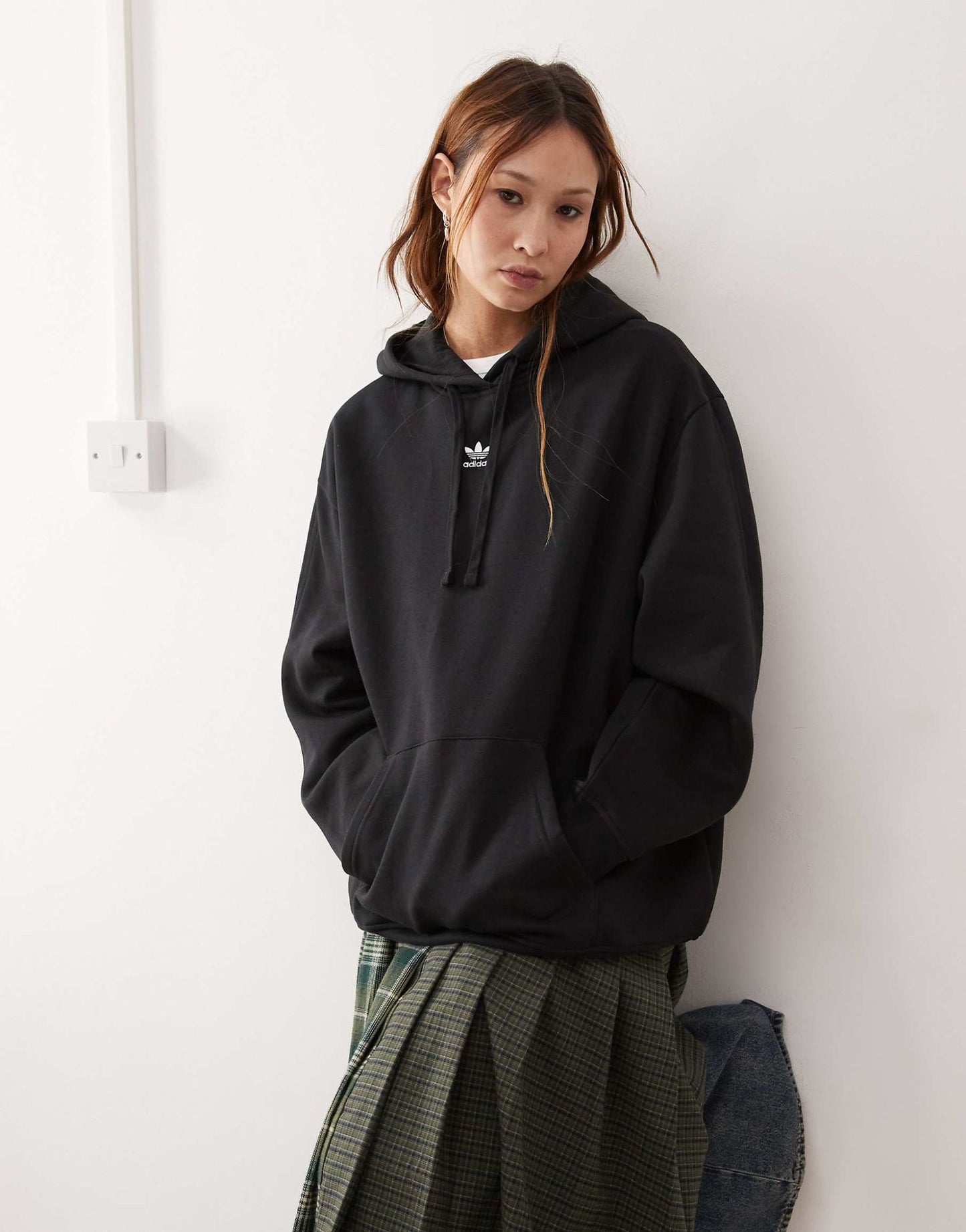 adidas Originals essentials hoodie in black
