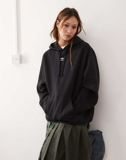 adidas Originals essentials hoodie in black